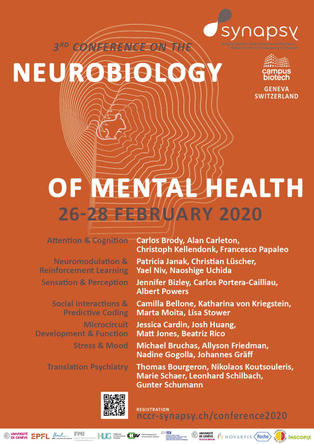 Invitation 3rd Synapsy Conference on the Neurobiology of Mental Health